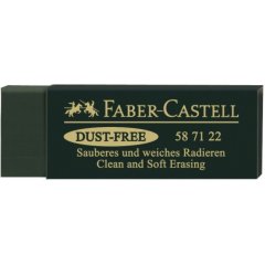Ластик Faber-Castell 587122 dust-free зеленый 1 шт. 27718