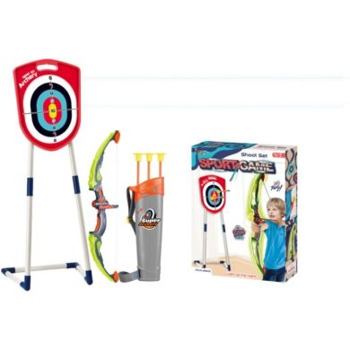 Игрушечный набор DIY TOYS Арбалет со стрелами и мишенью на стойке CJ-4276621
