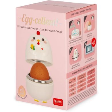 Ємність для приготування яєць у мікрохвильовці Курча Legami EGG0001