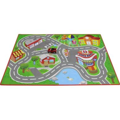 Килимок ігровий Junior City Playmat з машинкою LaFerrari 16-85008
