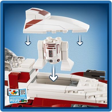 Конструктор Джедайський винищувач Обі-Вана Кенобі LEGO Зоряні війни 282 детали 75333