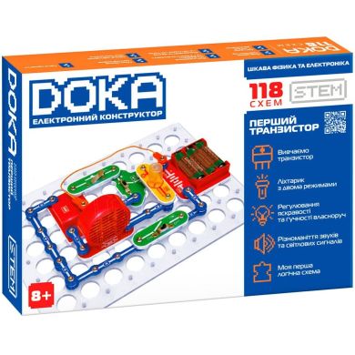 Конструктор електронний DOKA 118 СХЕМ D70701