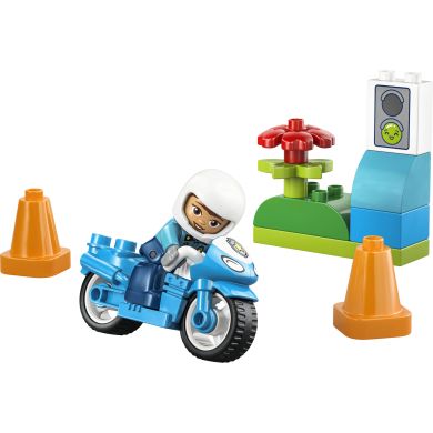 Конструктор LEGO DUPLO Town Синій поліцейський мотоцикл 10471