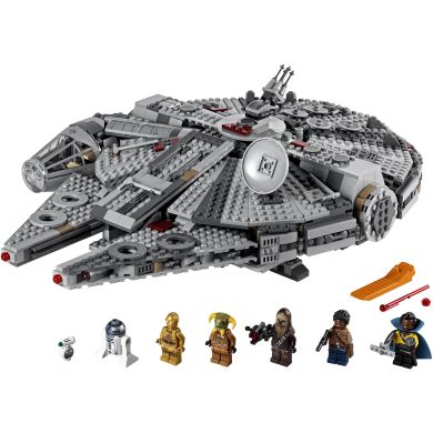 Конструктор LEGO Star Wars Тисячолітній сокіл 1351 деталь 75257