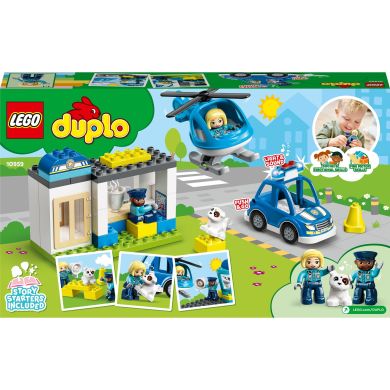 Конструктор Поліцейська дільниця та гелікоптер LEGO DUPLO 10959