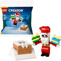 Конструктор Різдвяні забави з димарем із Сантою LEGO 30692