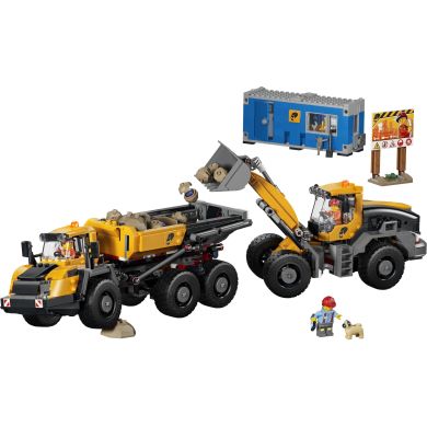 Конструктор Самоскид і фронтальний ковшовий навантажувач Lego City 60494