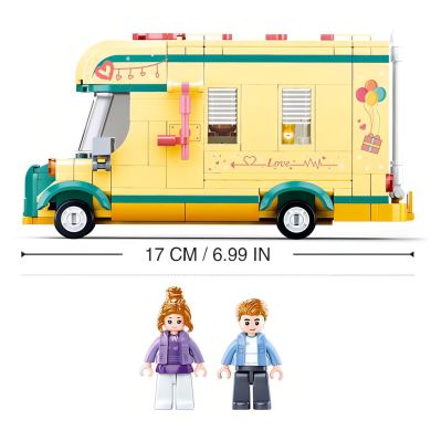 Конструктор SLUBAN M38-B0960 Happy Diary: Кемпинг, 314 деталей