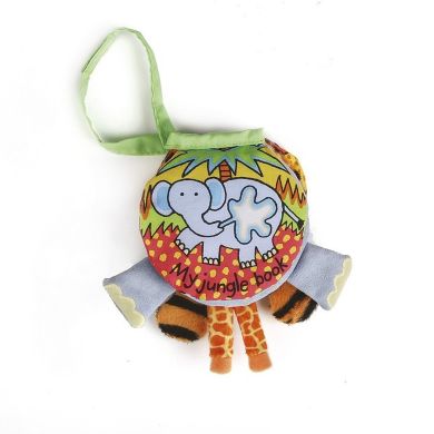 М'яка розвивальна книга Little Jellycat My Jungle BK4MJ