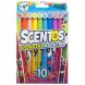 Набір ароматних маркерів для малювання Scentos Тонка лінія 10 кольорів 40720