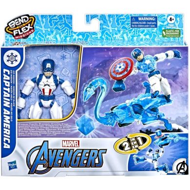 Набір іграшковий Місія, серія Bend and Flex Captain America Ice Mission Avengers F5866