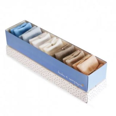 Набор носков DouDou NEWBORN для мальчика 0-6 мес., в коробке, 7шт, DC3701 DC3701