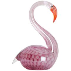 Прикраса 13x8x20 см SWAN скло рожевий Light&Living 7600889
