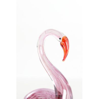 Прикраса 13x8x20 см SWAN скло рожевий Light&Living 7600889