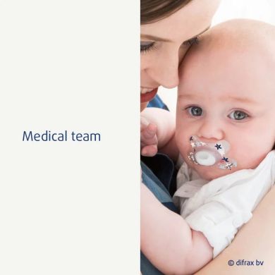 Пустушка силіконова Difrax Dental 0-6 місяців, Blossom 799 Blossom, Рожевий