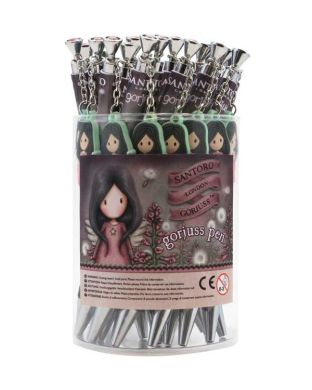 Ручка Santoro Little Wings з підвіскою і каменем 809GJD03