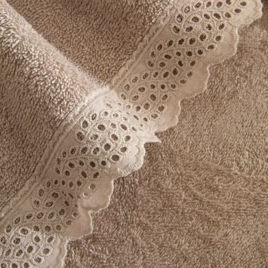 Рушник для обличчя Karaca Home Artisan Soil, 50x90 см, бежевий 1000252112001, 50 x 90