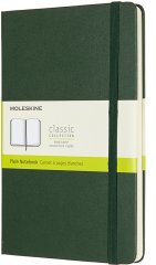 Записна книжка Moleskine Classic 13 х 21 см 192 сторінки в лінію зелена QP062K15