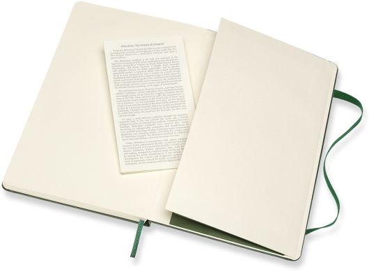 Записная книга Moleskine Classic 13 х 21 см 192 страницы в линию зеленая QP062K15
