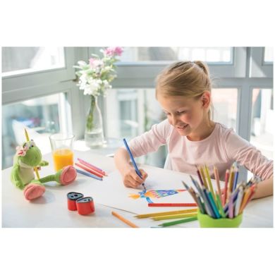 Акварельні кольорові олівці GRIP 24 кольори в картонній коробці Faber-Castell 15116