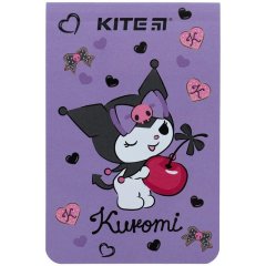 Блокнот Kite Kuromi 48 аркушів, клітинка HK23-224