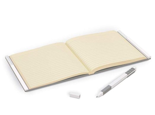 Блокнот з ручкою LEGO Stationery Deluxe сірий 4003064-52448