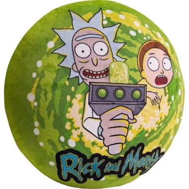 Декоративна подушка RICK AND MORTY in search of adventure (Рік та Морті) 37 см FRMRIMPIL22GN0001