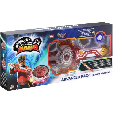 Дзиґа Infinity Nado VI серія Advanced Pack Blazing War Bear Палаючий Бойовий Ведмідь EU654132