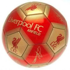Футбольний м'яч Phi Promotion FC Liverpool з підписом, червоний розмір 5 114288