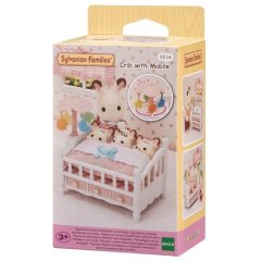 Ігровий набір Sylvanian Families Дитяче ліжечко для трійні з мобілем 5534