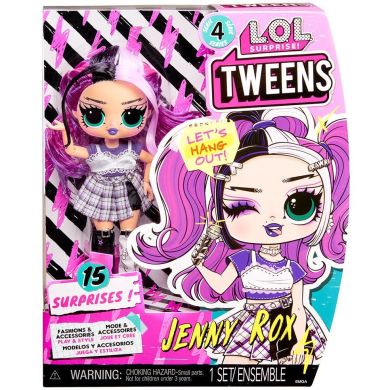 Ігровий набір з лялькою L.O.L. SURPRISE! серії Tweens S4 ДЖЕННІ РОКС (з аксесуарами) 588719