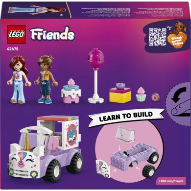 Конструктор LEGO Friends Автомобіль для доставки тортів з єдинорогами 42675