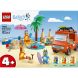 Конструктор Пляж і сімейна поїздка на автомобілі Блуї LEGO Bluey 11202