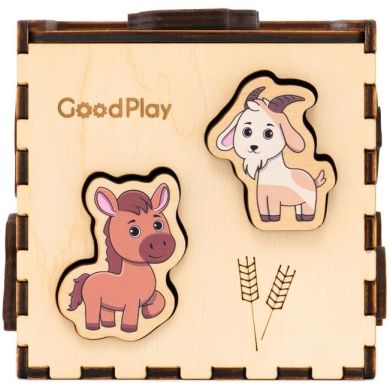 Кубик-сортер GoodPlay Фермерський світ CUB-4-006