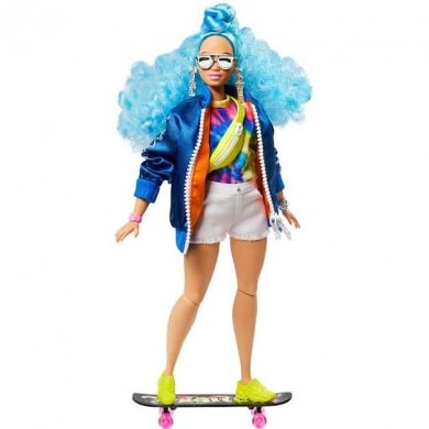 Лялька Barbie Барбі &laquo;Екстра&raquo; з блакитним кучерявим волоссям GRN30