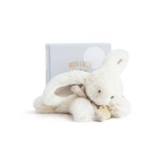 Мягкая игрушка Doudou Bonbon Кролик серо-коричневый DC3377