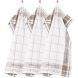 Набір кухоних рушників UTENSILS, 50x70см, (3шт), тауп Tiseco 9583TAUPE-SET3