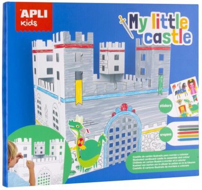 Набор наклейки и раскраска Apli Kids Мой маленький замок 000016715