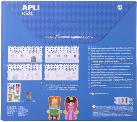 Набор наклейки и раскраска Apli Kids Мой маленький замок 000016715