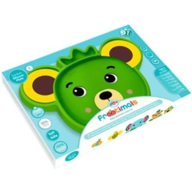 Нековзна силіконова тарілка bubba tropibear Frootimals FT00006
