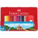 Олівці кольорові Faber-Castell 48 кольорів CLASSIC в металевій коробці + аксесуари 26174