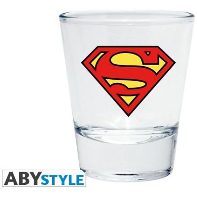 Подарунковий набір DC Comics Superman (Склянка, чарка, міні чашка) Abystyle ABYPCK129