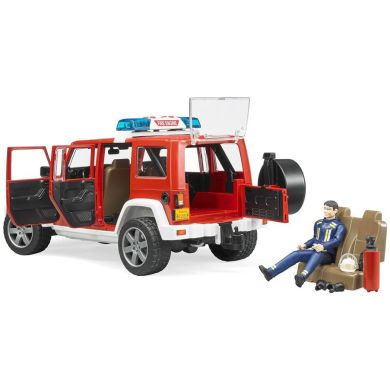 Пожарная техника Bruder Wrangler Unlimited Rubicon + фигурка пожарника 02528