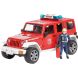 Пожарная техника Bruder Wrangler Unlimited Rubicon + фигурка пожарника 02528