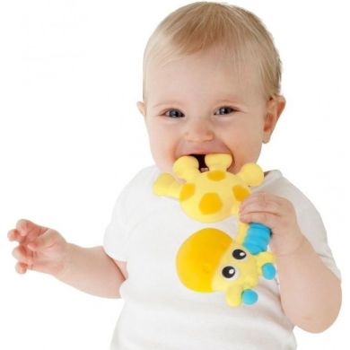 Прорізувач PlayGro Жираф Жовтий 186970, Жовтий