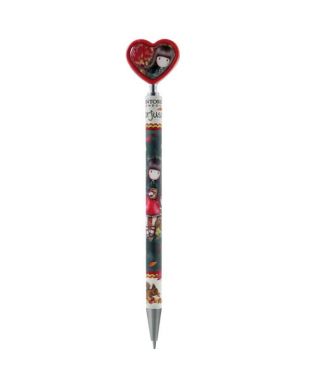 Ручка Santoro Little Wings з сердцем чорна 1034GJD01
