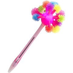 Ручка-тягучка багатокольорова рожева Multi-Fuzzy зі світлом Tinc MFUZPNPK