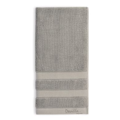 Рушник банний з вишивкою 50x95 Devilla Сірий VITA5424