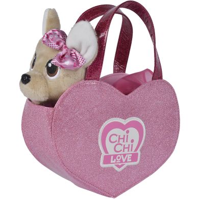 Собачка CCL Рожеве серце, з сумочкою, 3+ Chi Chi Love 5890055