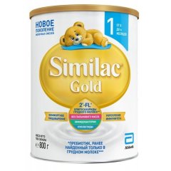 Суха молочна суміш Similac Gold 1 800 г (ж/б, від 0 до 6 місяців) 58124 5391523058124